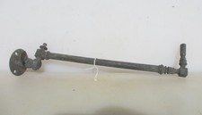 Victorian Brass Gas Wall Light Sconce Lamp Antique Old Vintage 13"D