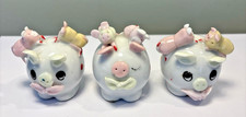 Spotty Pig figurines x3