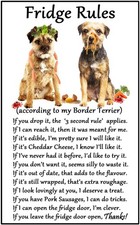 Border Terrier Gift - Fridge