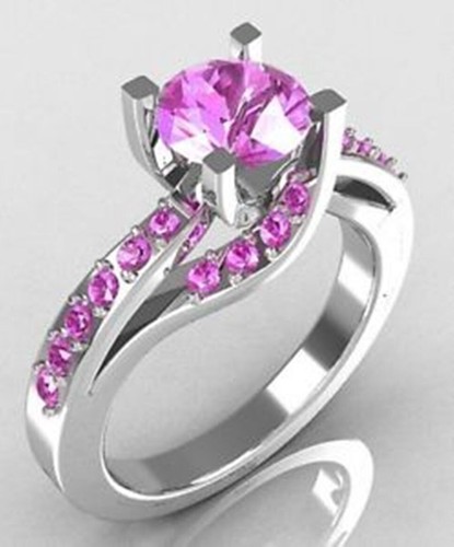 60ct pink round - pink, diamond