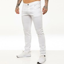 Kruze Mens Chino Trousers Slim