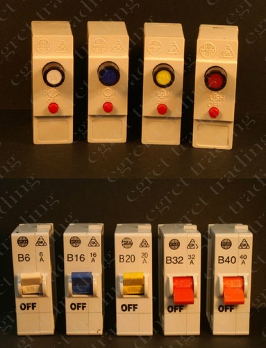 Wylex plug push button - in,