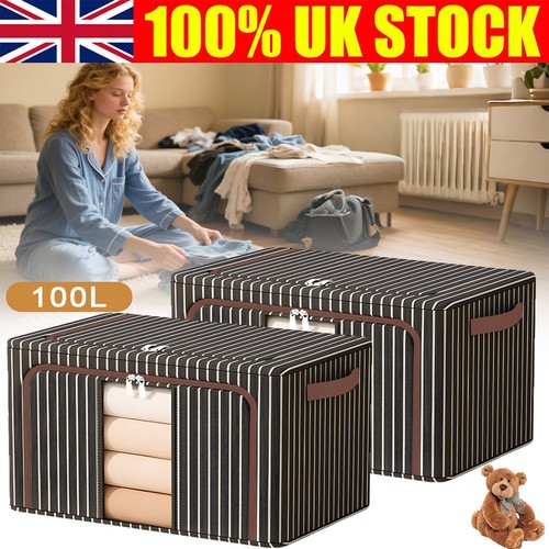 Pcs storage boxes 100l large - storage,