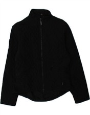 BARBOUR Womens Loose Fit Quilted Jacket UK 10 Small Black Polyester CO20