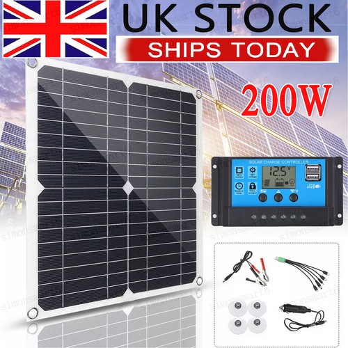 200w solar panel kit - 200w, kit,100a