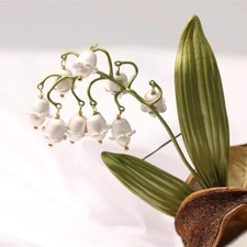Lily Of The Valley Flower Corsage Brooch Pin Woman Accessories Brooches Jewelry