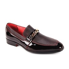 Mens Burgundy Wine Ultra Shiny