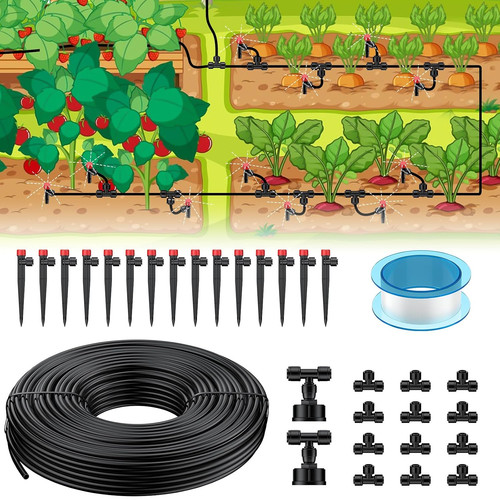 50ft drip irrigation system - 50ft,
