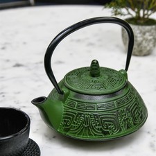 Green Oriental-Inspired Teapot