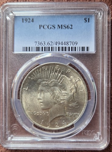 1924 american silver - silver, peace