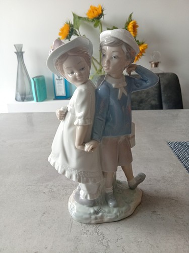 Vintage lladro puppy - vintage, 10.1/4"