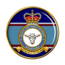 RAF Station Hereford Pin Badge