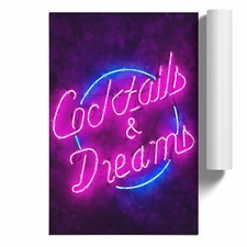 Cocktails And Dreams Sign