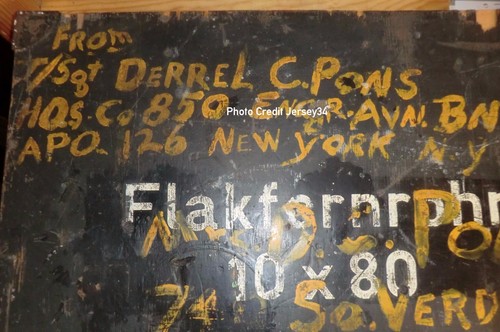 Stencil ww2 german 10x80 flak - german,