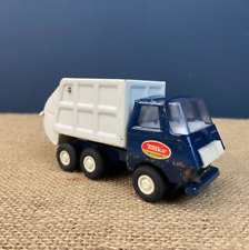 VINTAGE 1970s BLUE TONKA DUMP TRUCK DUSTBIN LORRY TIPPER TOY DIE CAST 55040