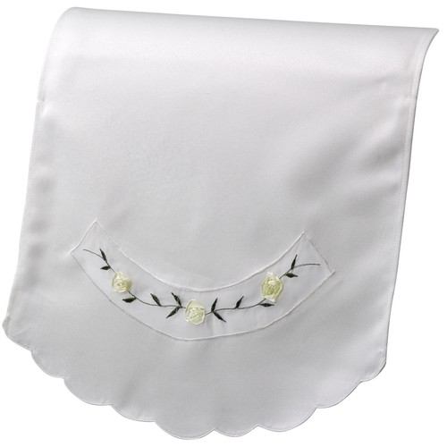 Rosebud antimacassar sheer - rosebud,