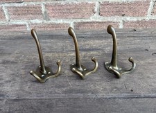 Set 3 Vintage Solid Brass