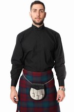 Black Wing Collar Formal Men's