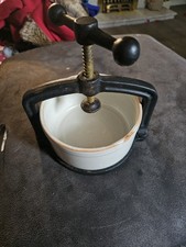 Cast Iron Meat Press with