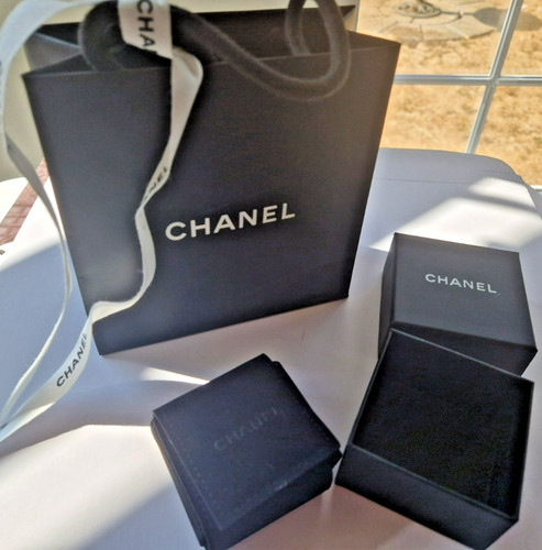 Chanel box gift bag ribbon - chanel, bag,