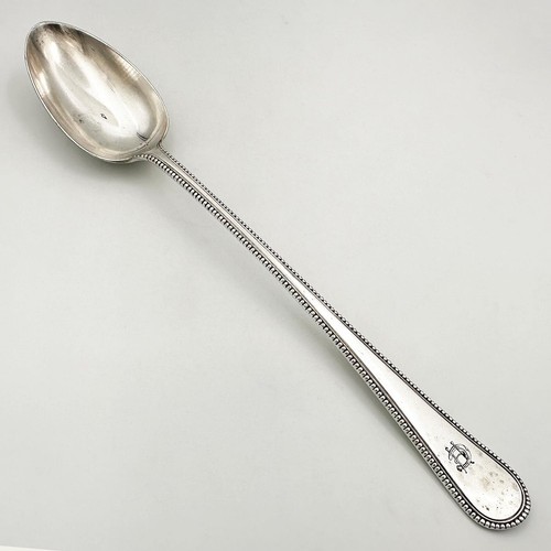 Antique basting spoon silver - basting,