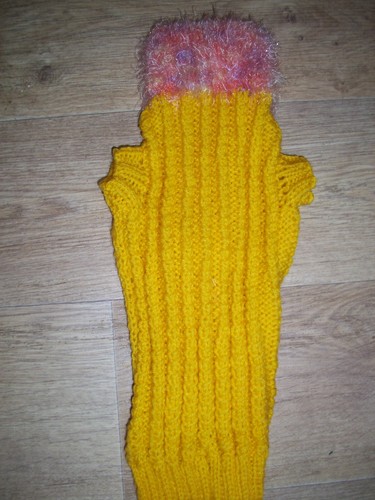 New hand knitted ribbed