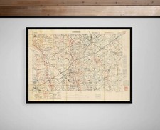 WWI Trench Map • Zonnebeke -
