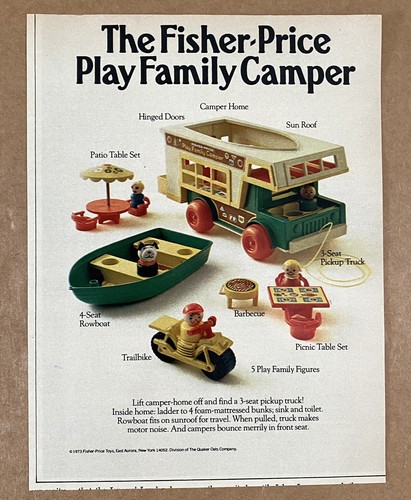 1973 fisher price play family - 1973,