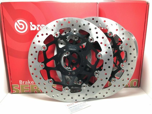 Pair brake discs - discs, brembo