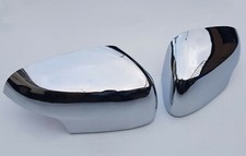 Set of bright chrome mirror