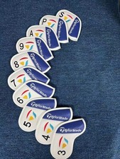 10Pcs 3-9-PSA Golf Club Iron Head Cover Taylormade Classic Leather Magnet