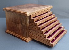 Coin cabinet solid walnut - cabinet,