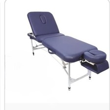 Massage Bed - Couch Portable 3 Way Blue Adjustable Folding Therapy Physio/Beauty