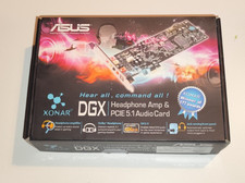 ASUS Xonar DGX Headphone Amp PCEI 5.1 Audio Card *BOXED*