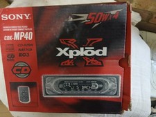 Sony CDX-MP40 car radio CD-R/RW MP3 FM/AM CD Player Boxed Manual  NO RESERVE