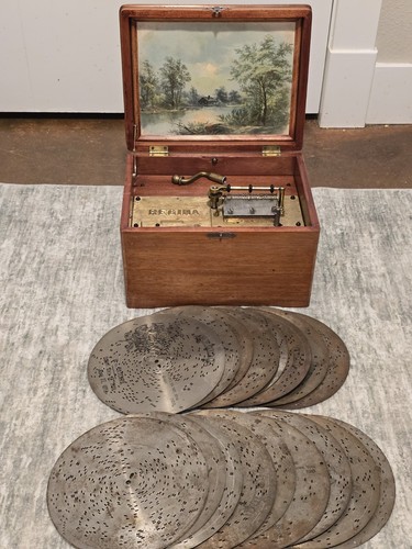 Antique regina disc - antique, music