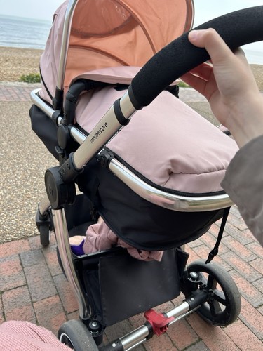 Mothercare pink pram - pink,