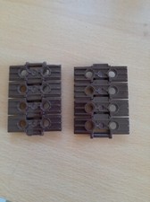 Lego DARK Brown Technic Caterpillar Tank Track X8 Links Tread Two Pin Holes