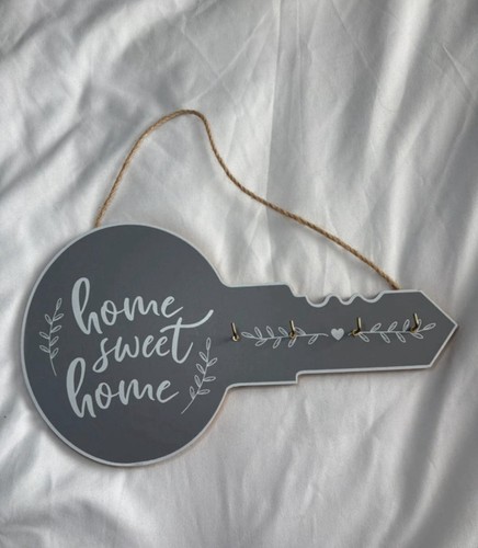 Home sweet hanging key - home,