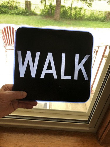 Vintage crosswalk signs red - crosswalk,