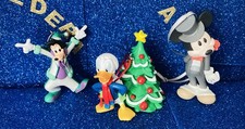 SET OF 4 ASSORTED DISNEY CHRISTMAS TREE DECORATIONS