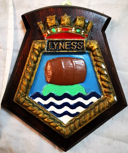 Rfa lyness ship crest plaque - lyness,