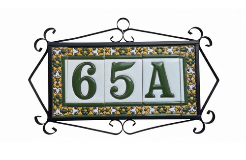 Floral sevillia hand - sevillia, hand-painted