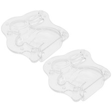2Pcs Easter Bunny Chocolate