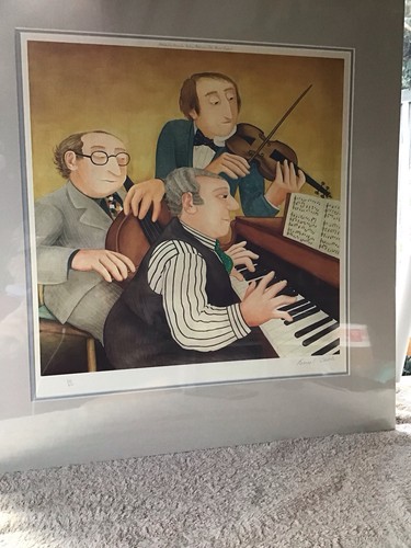 Beryl cook mounted signed - cook,