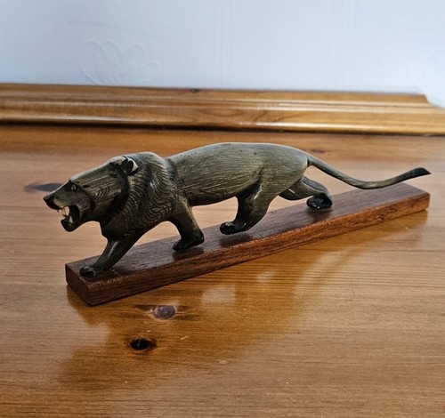 Vintage hand carved horn - hand,