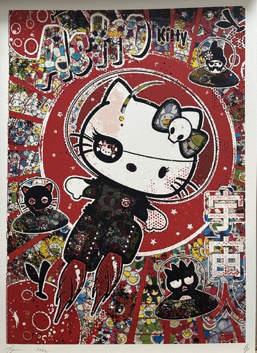 Graffiti art space kitty - graffiti,