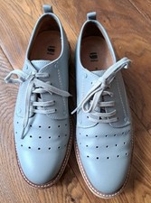 Leather Crepe Sole Shoes Grey EUR 39 UK 6 G Star Raw RRP £179 Excellent Used .