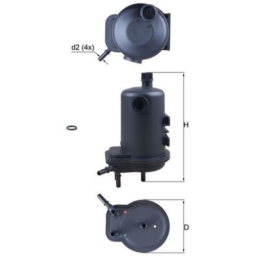 Fuel filter for renault grand - fuel,