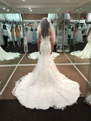 Ivory embellished fishtail - ivory,